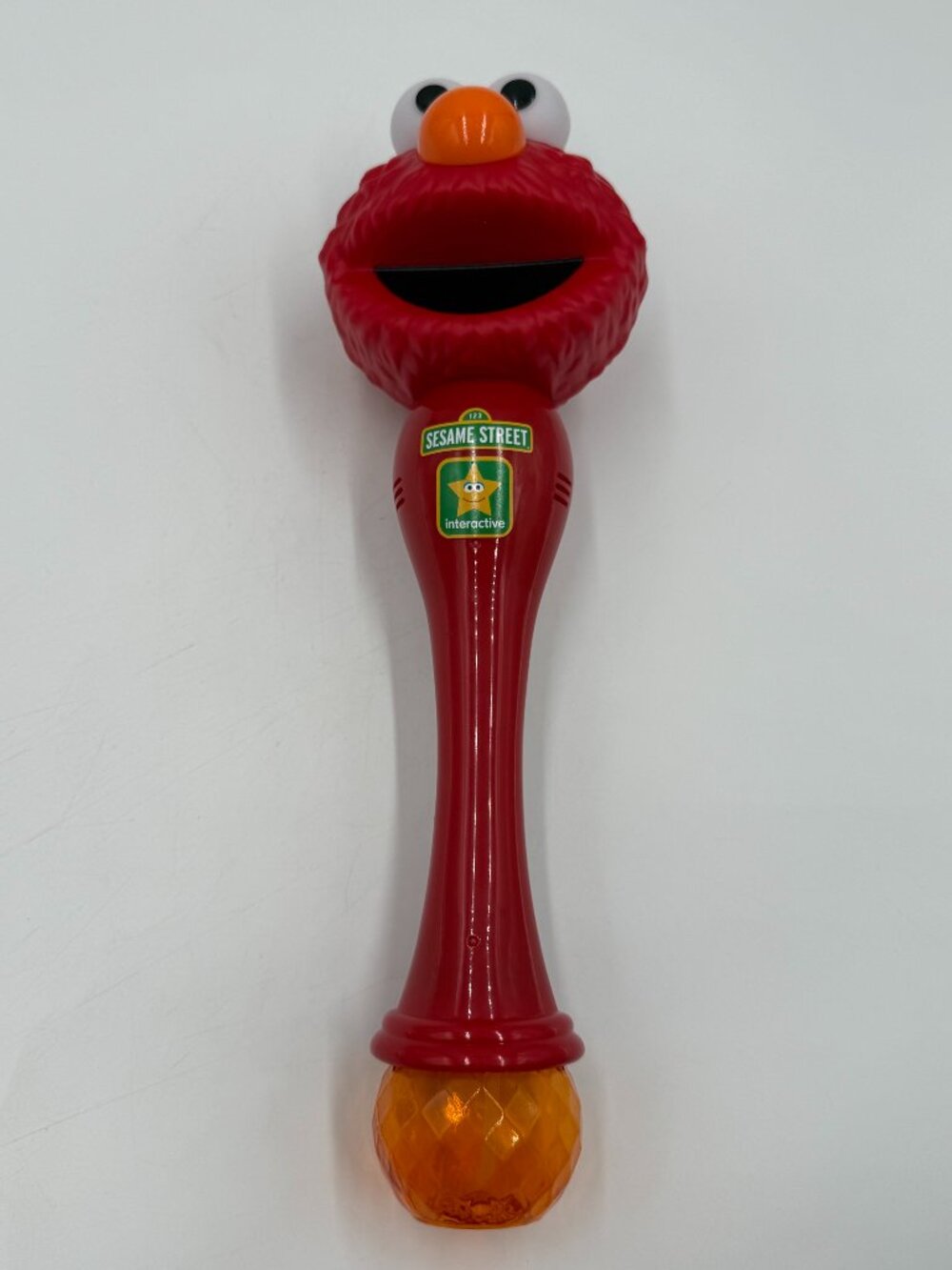 SeaWorld Sesame Street Place Elmo Red Light Up Bubble Wand Tested Works READ
